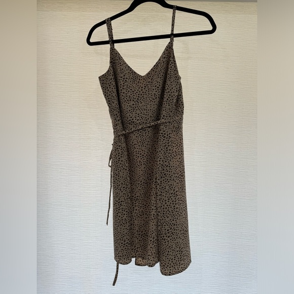 Sanctuary Wrap It Up Spaghetti Strap Cheetah Dress Small - Picture 7 of 9